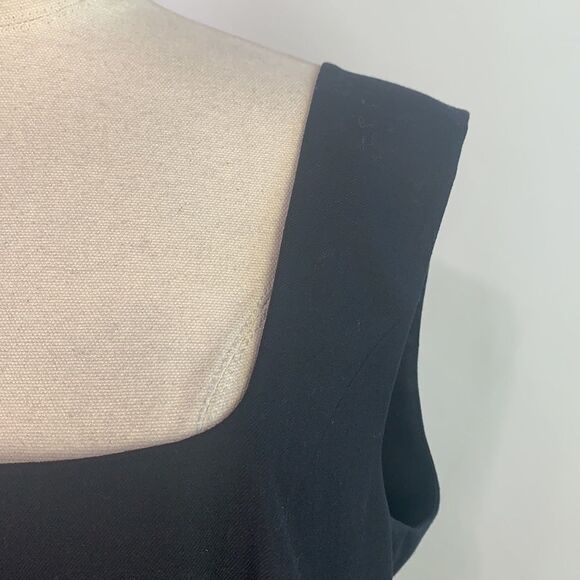 Escada black virgin wool blend sheath dress - Picture 3 of 8